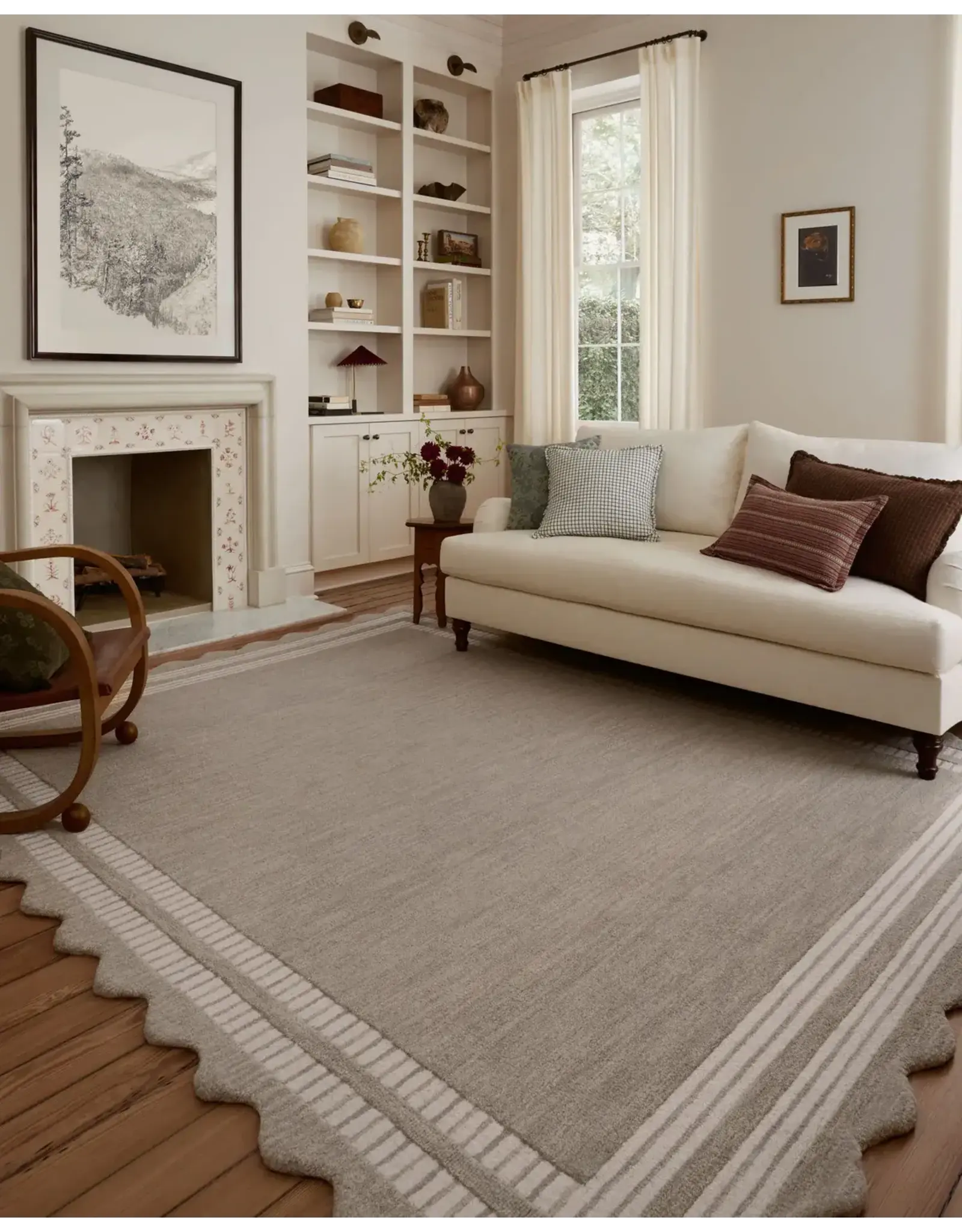 Scottie Rug - SCO-01 Fog/Ivory