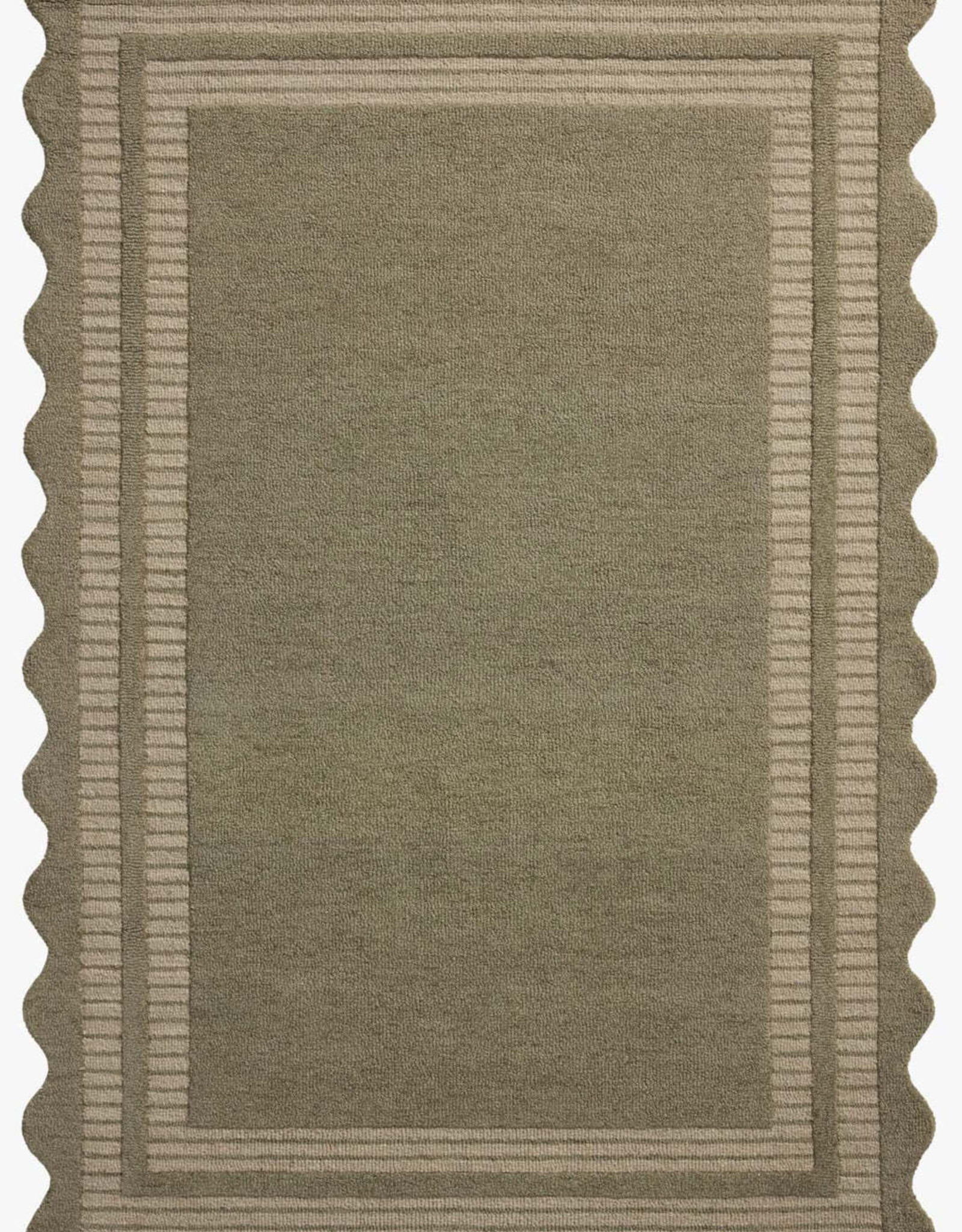 Scottie Rug - SCO-01 Olive/Pebble