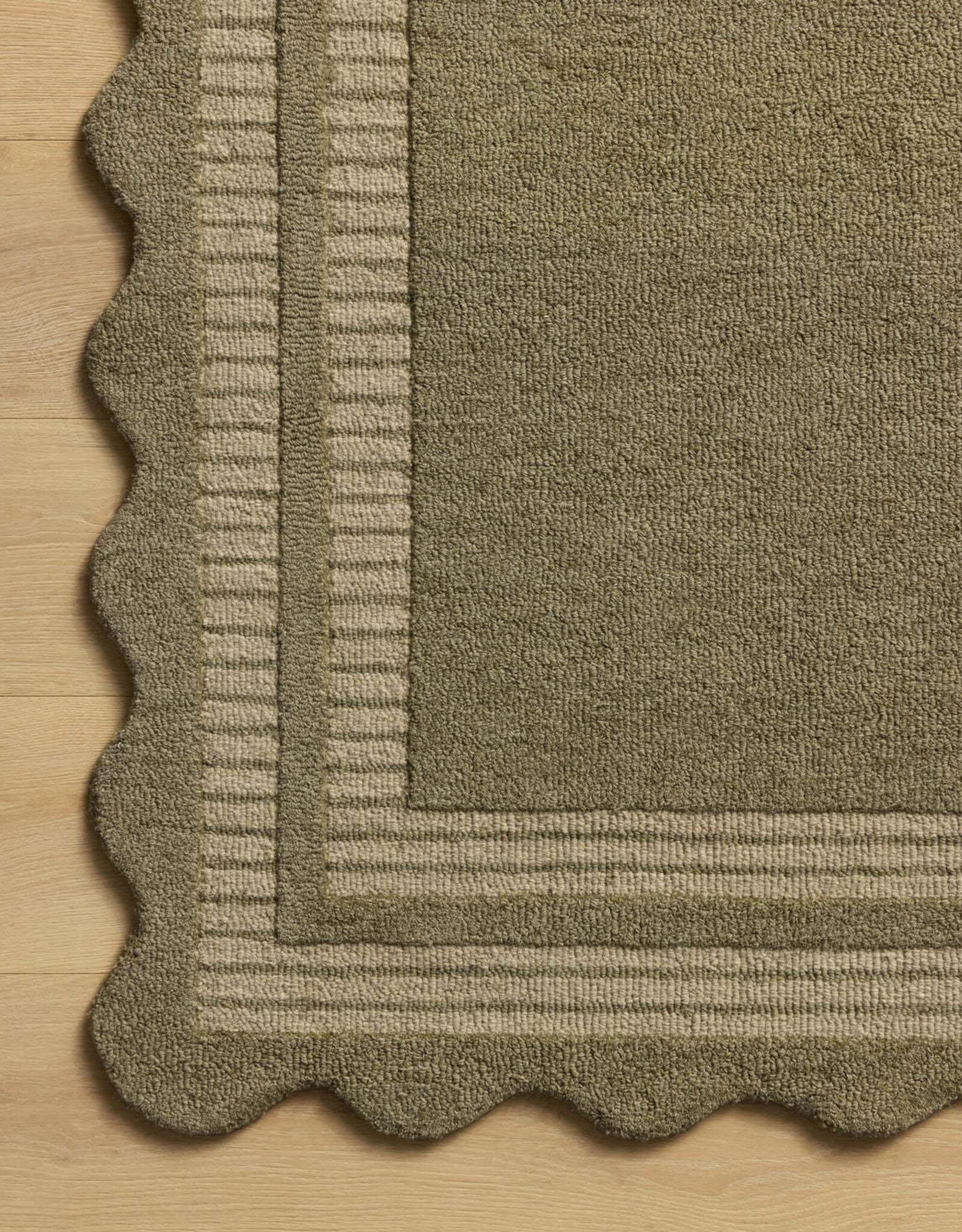 Scottie Rug - SCO-01 Olive/Pebble