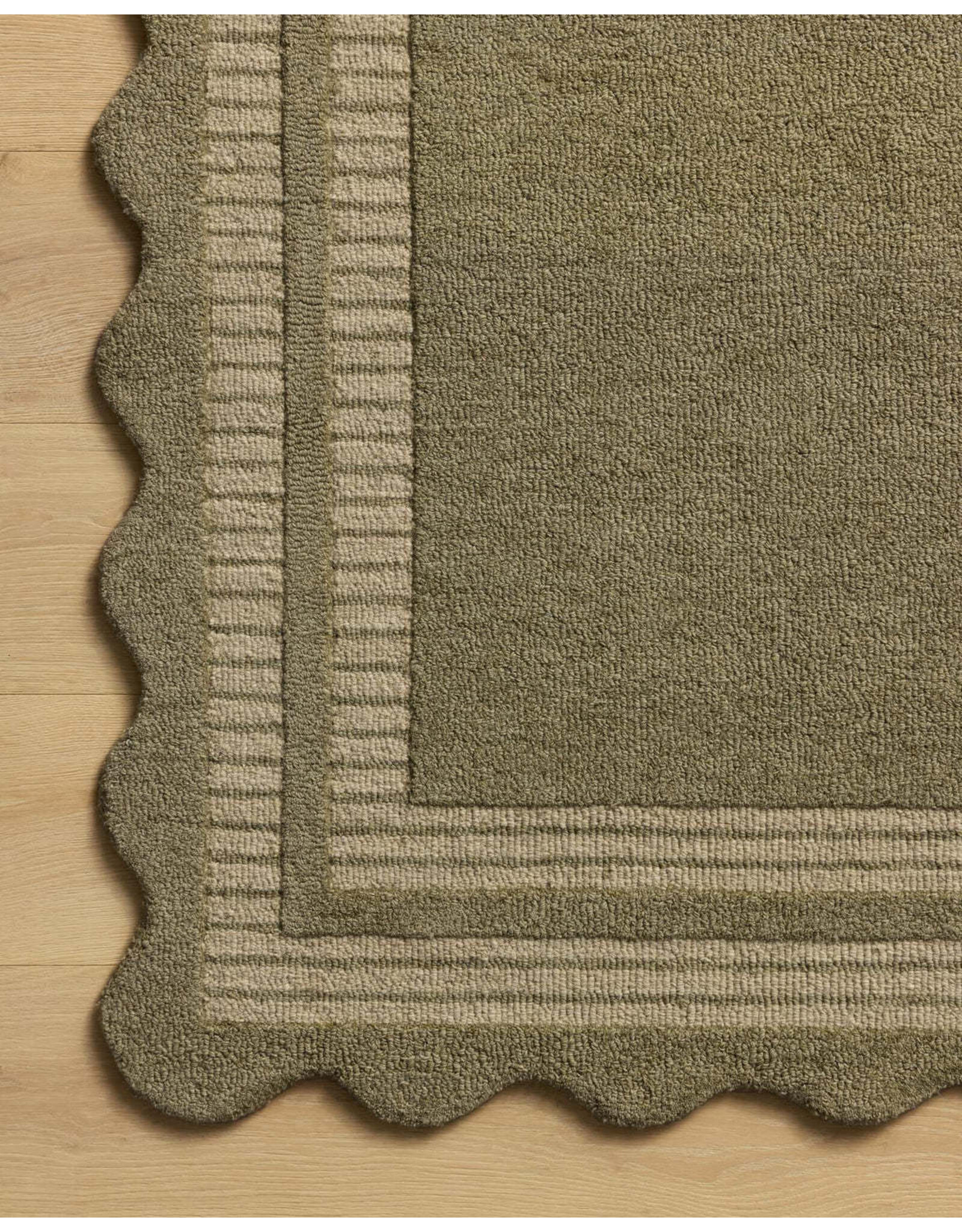 Scottie Rug - SCO-01 Olive/Pebble