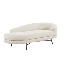 Carmela Chaise in Irving Taupe