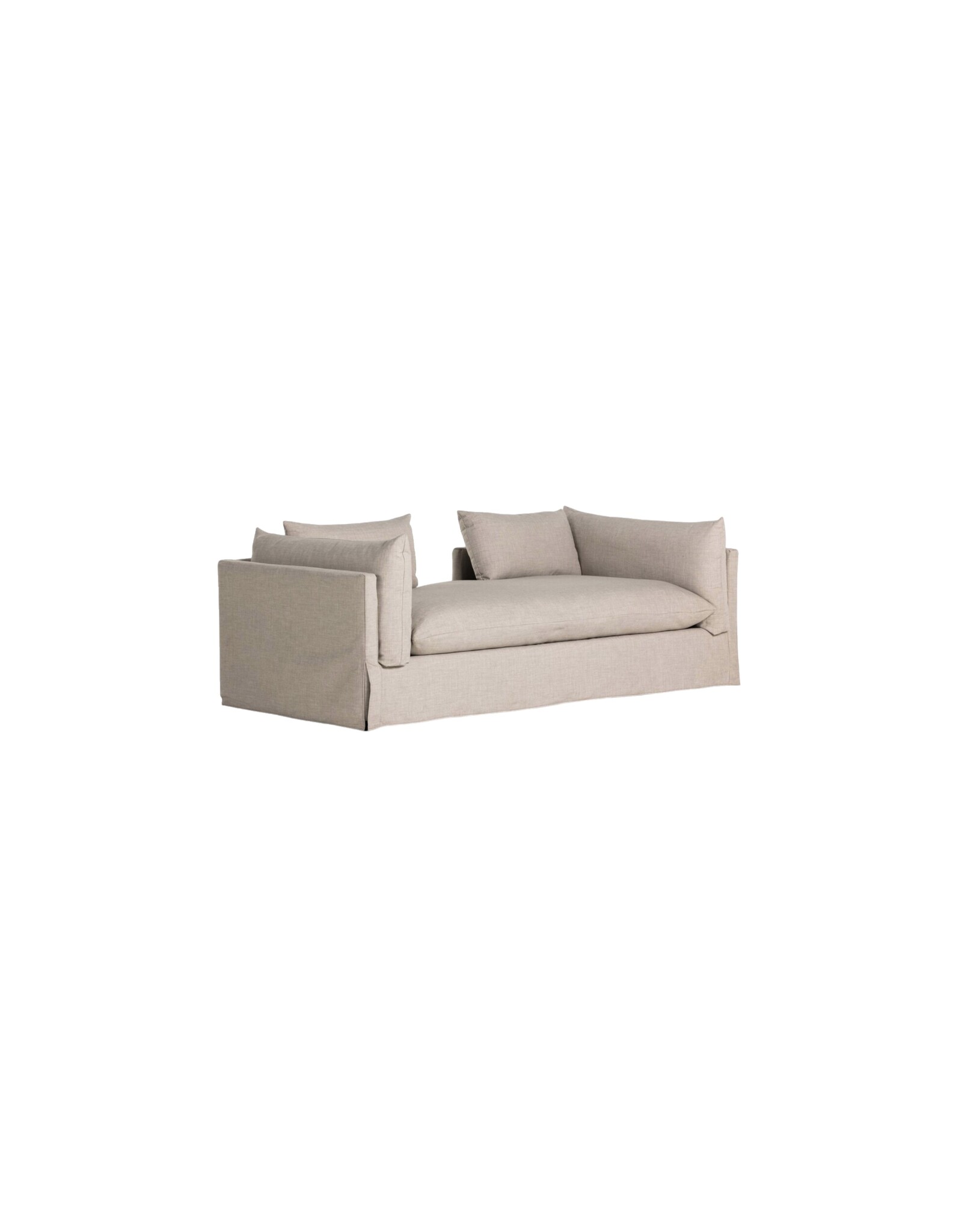 Habitat Slipcover Chaise Bennett Moon