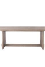 Aida Dining Table in Light Grey Wood