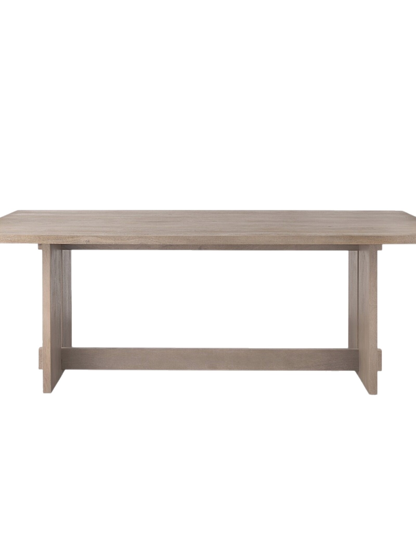 Aida Dining Table in Light Grey Wood