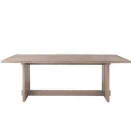 Aida Dining Table in Light Grey Wood