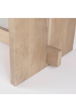 Aida Dining Table in Light Brown Wood