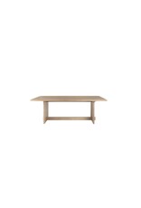 Aida Dining Table in Light Brown Wood