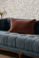 Chris Loves Julia × Loloi Velvet Pillow - Cinnamon, 13x21