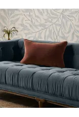 Chris Loves Julia × Loloi Velvet Pillow - Cinnamon, 13x21