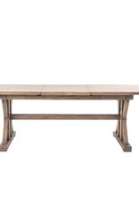 Tuscanspring Ext Dining Table 72"/96" in Sundried Wheat