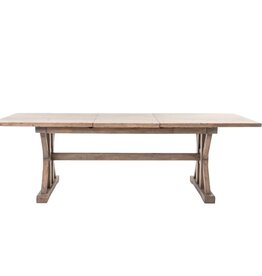 Tuscanspring Ext Dining Table 72"/96" in Sundried Wheat