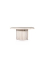 Hudson Round Dining Table Ashen Walnut