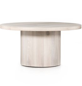 Hudson Round Dining Table Ashen Walnut