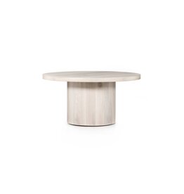 Hudson Round Dining Table Ashen Walnut