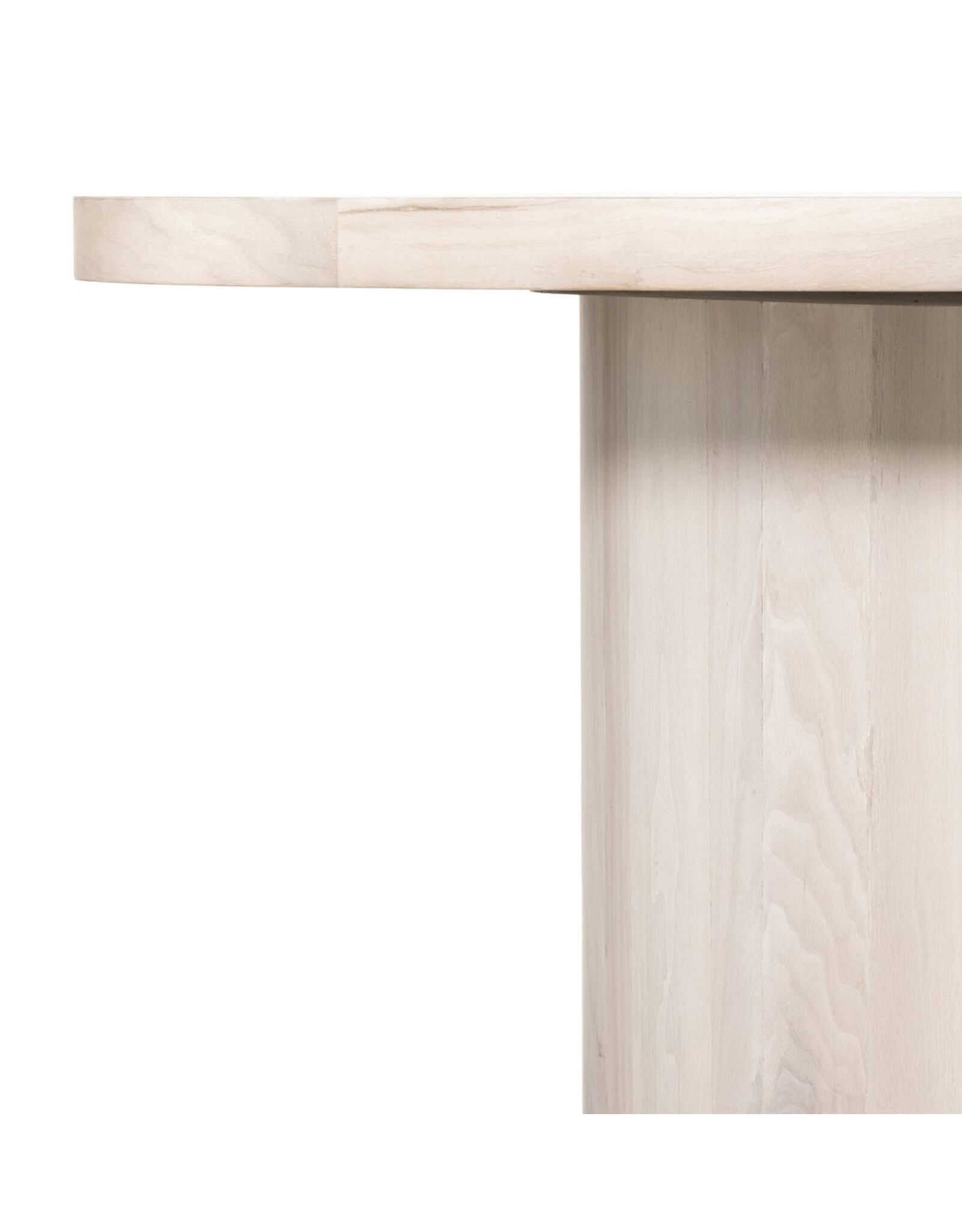 Hudson Round Dining Table Ashen Walnut