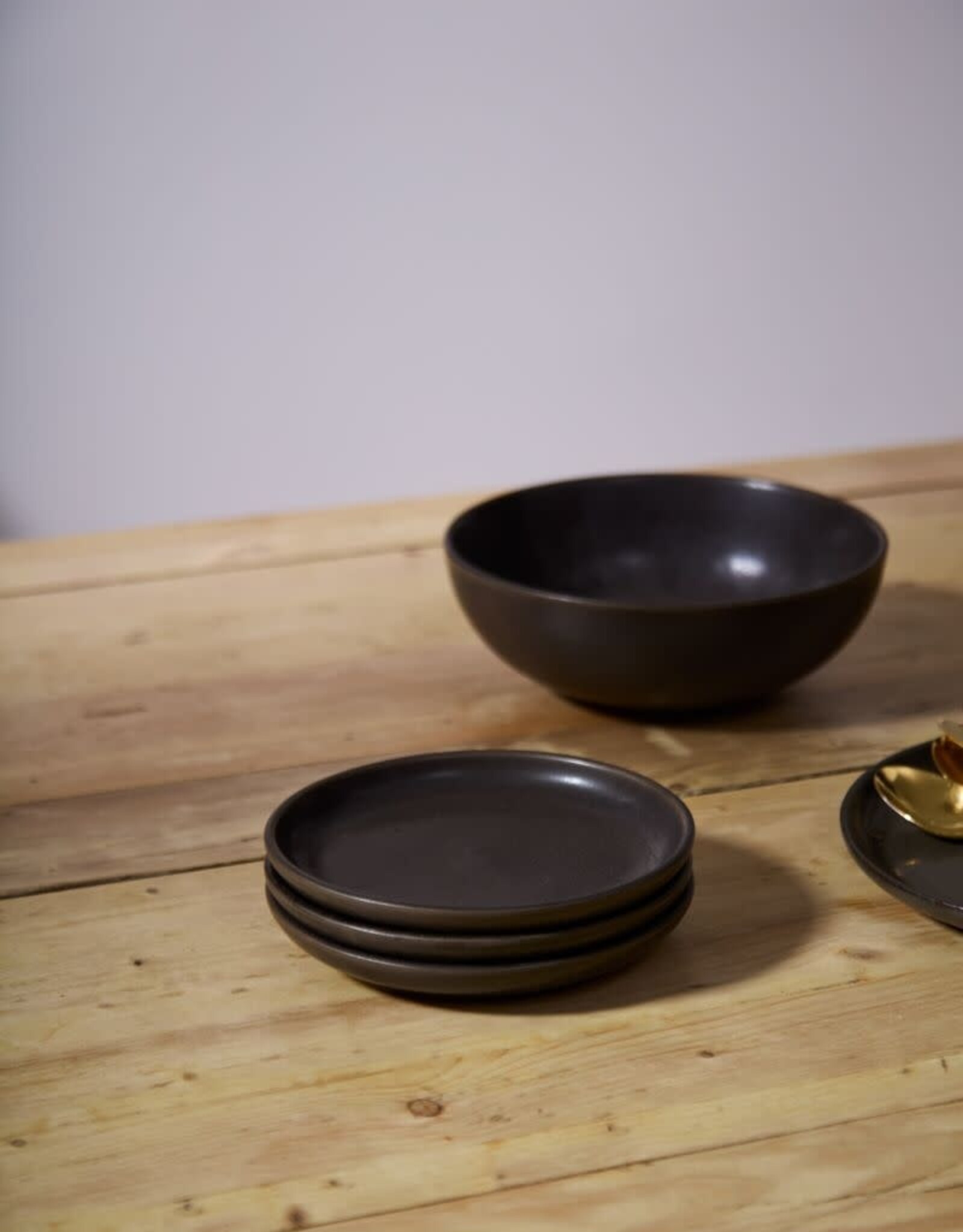 Kavala Side Plate, Espresso