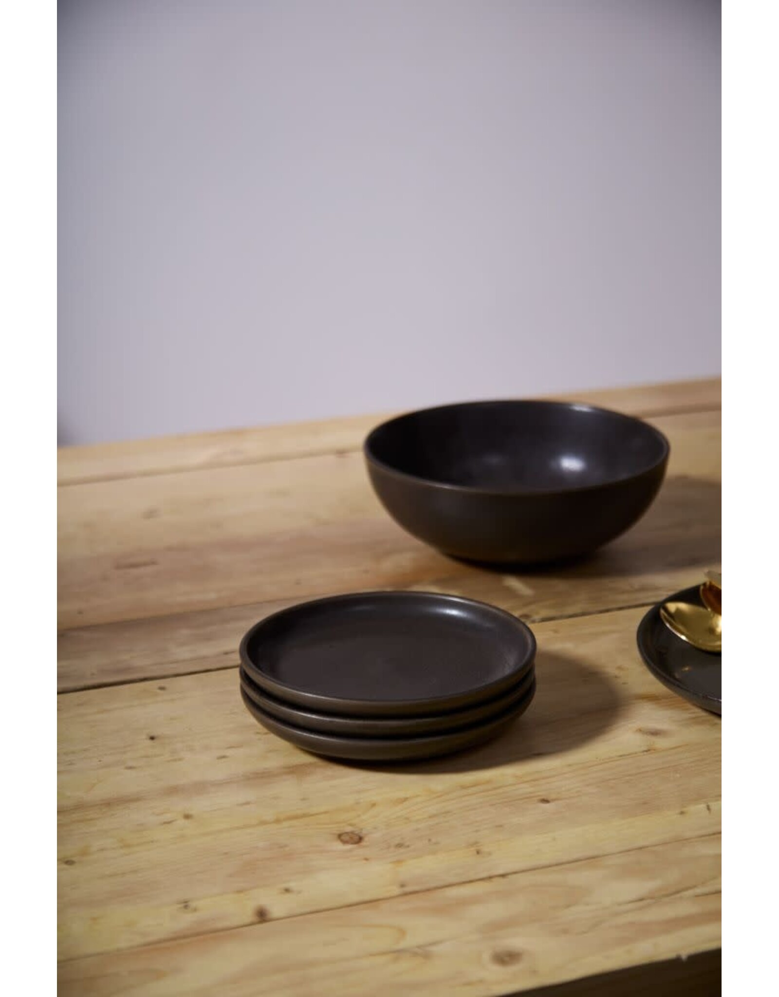 Kavala Side Plate, Espresso