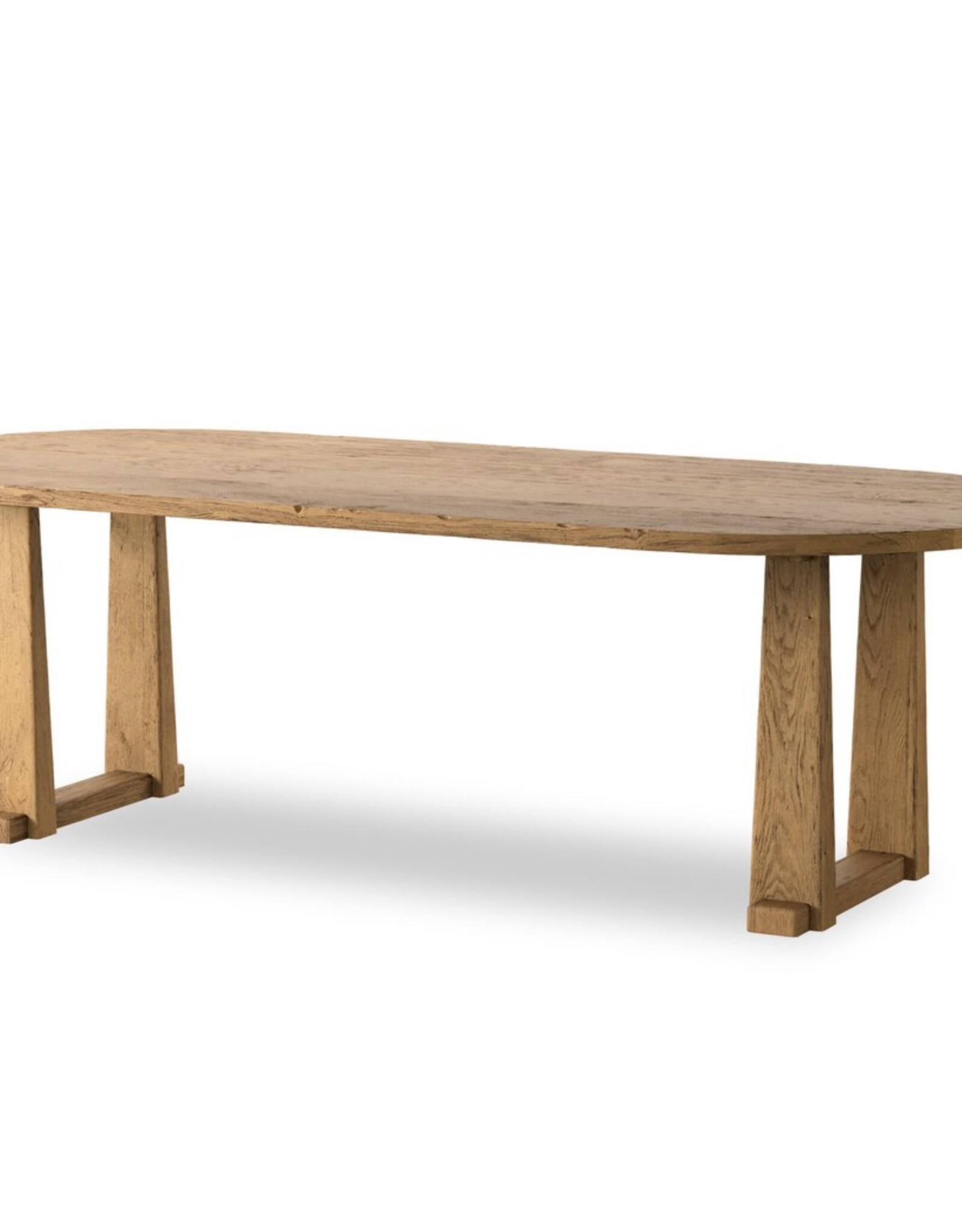 Ayla Dining Table in Worn Oak Veneer