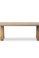 Ayla Dining Table in Worn Oak Veneer