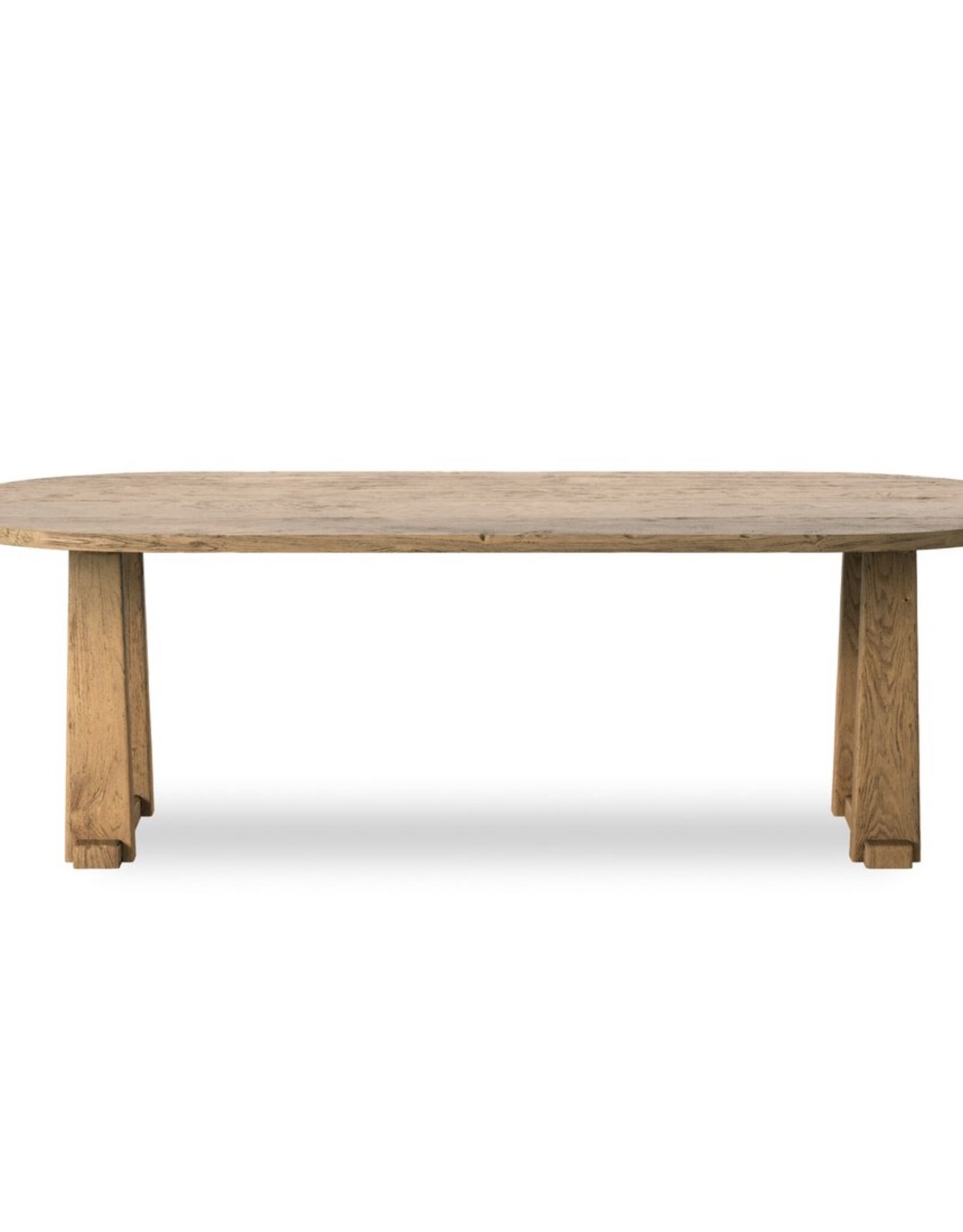 Ayla Dining Table in Worn Oak Veneer
