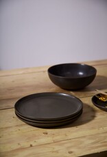 Kavala Dinner Plate, Espresso
