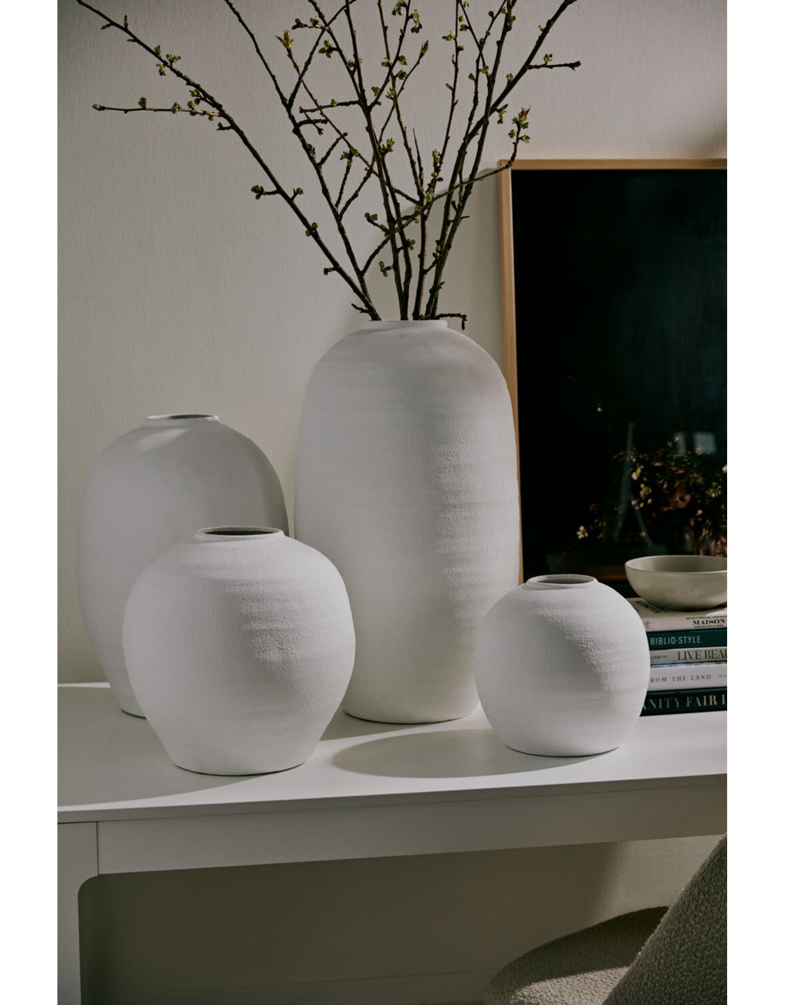 Konos Vase Medium, White