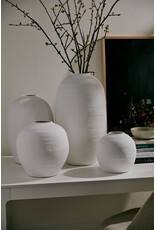 Konos Vase Tall, White 16"x28"