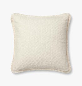 Loloi Pillow 22"x22" - Ivory