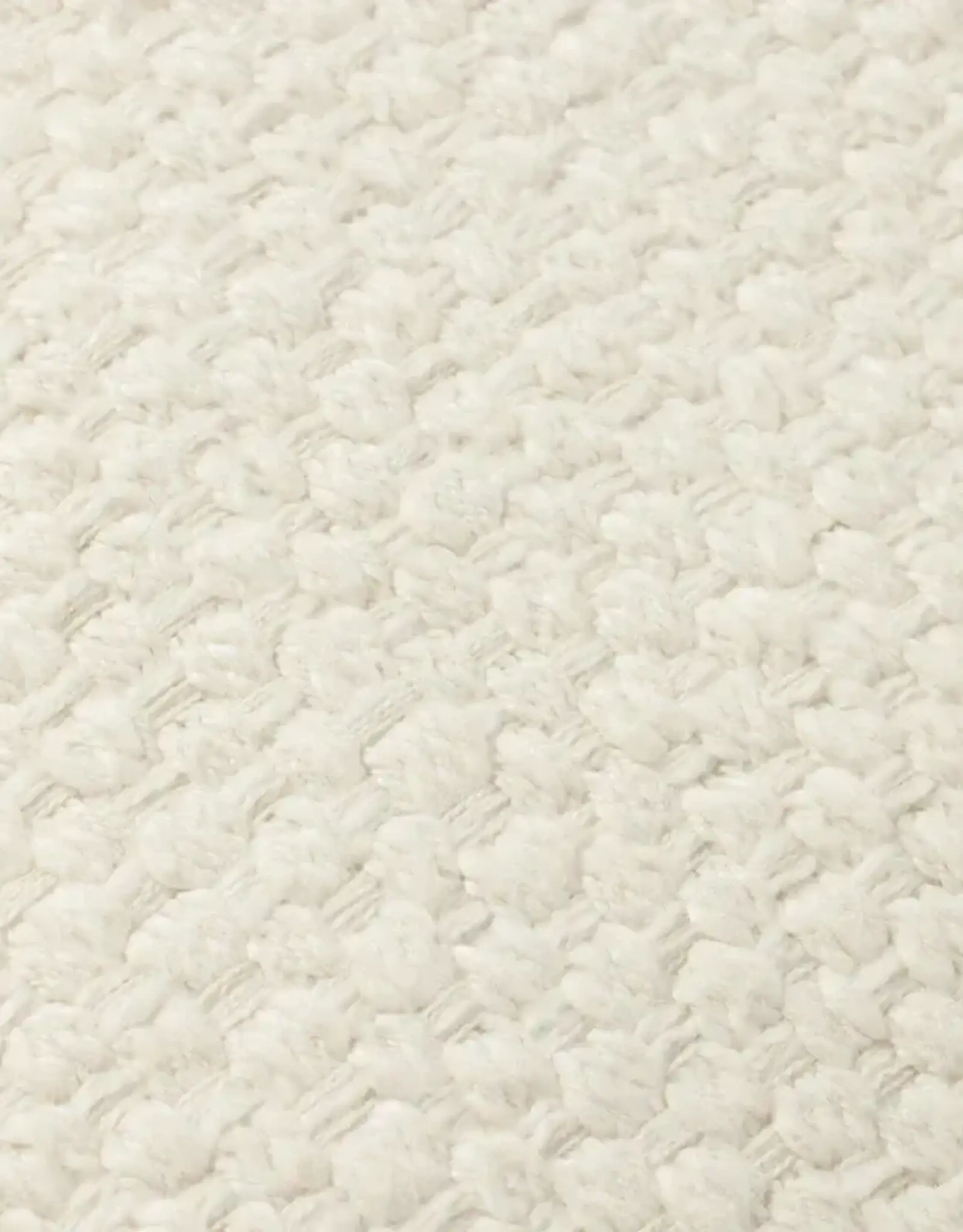 Loloi Fringe Edge Pillow - Ivory, 22x22