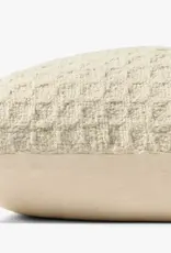 Amber Lewis x Loloi 22"x22" Pillow, Ivory