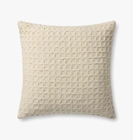 Amber Lewis x Loloi 22"x22" Pillow, Ivory
