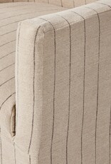Lowell Slipcover Swivel Chair in Lavon Flint