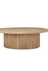 Terra Oval Coffee Table Light Brown