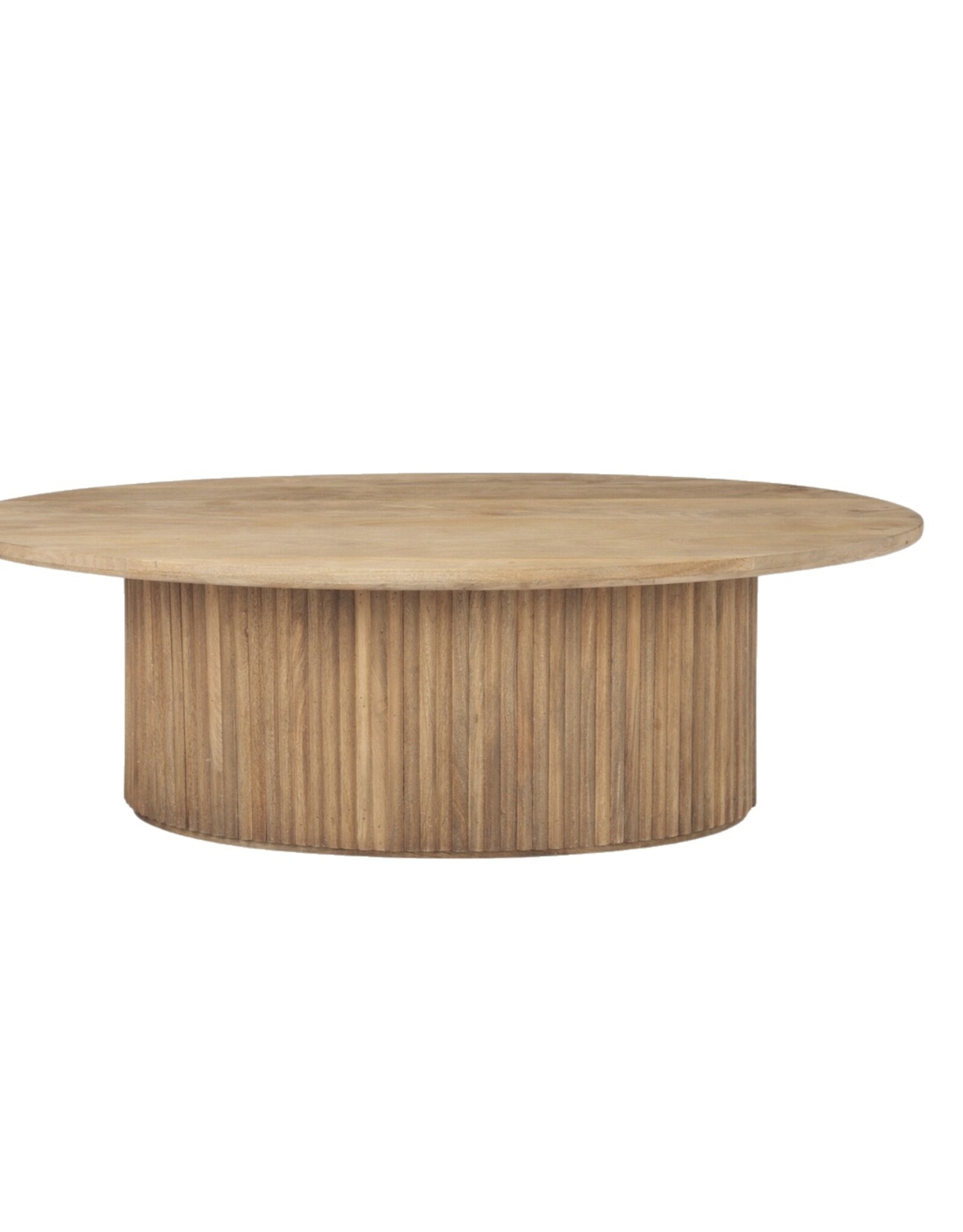 Terra Oval Coffee Table Light Brown