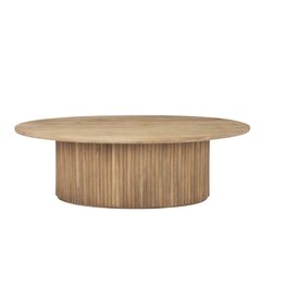 Terra Oval Coffee Table Light Brown