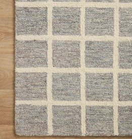 Chris Loves Julia x Loloi Polly Rug POL-05 - Slate / Ivory