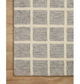 Chris Loves Julia x Loloi Polly Rug POL-05 - Slate / Ivory