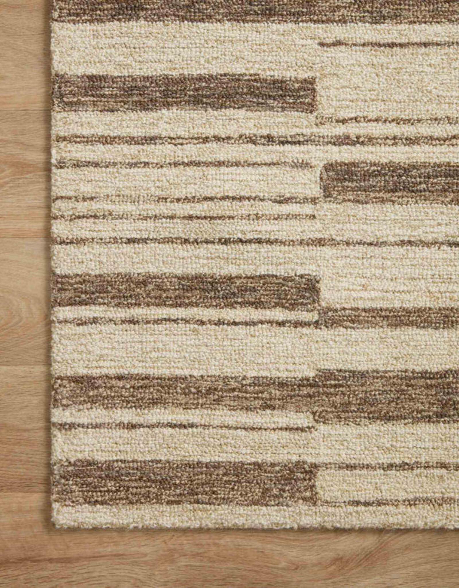 Chris Loves Julia x Loloi Polly Rug POL-04 - Beige/Tobacco