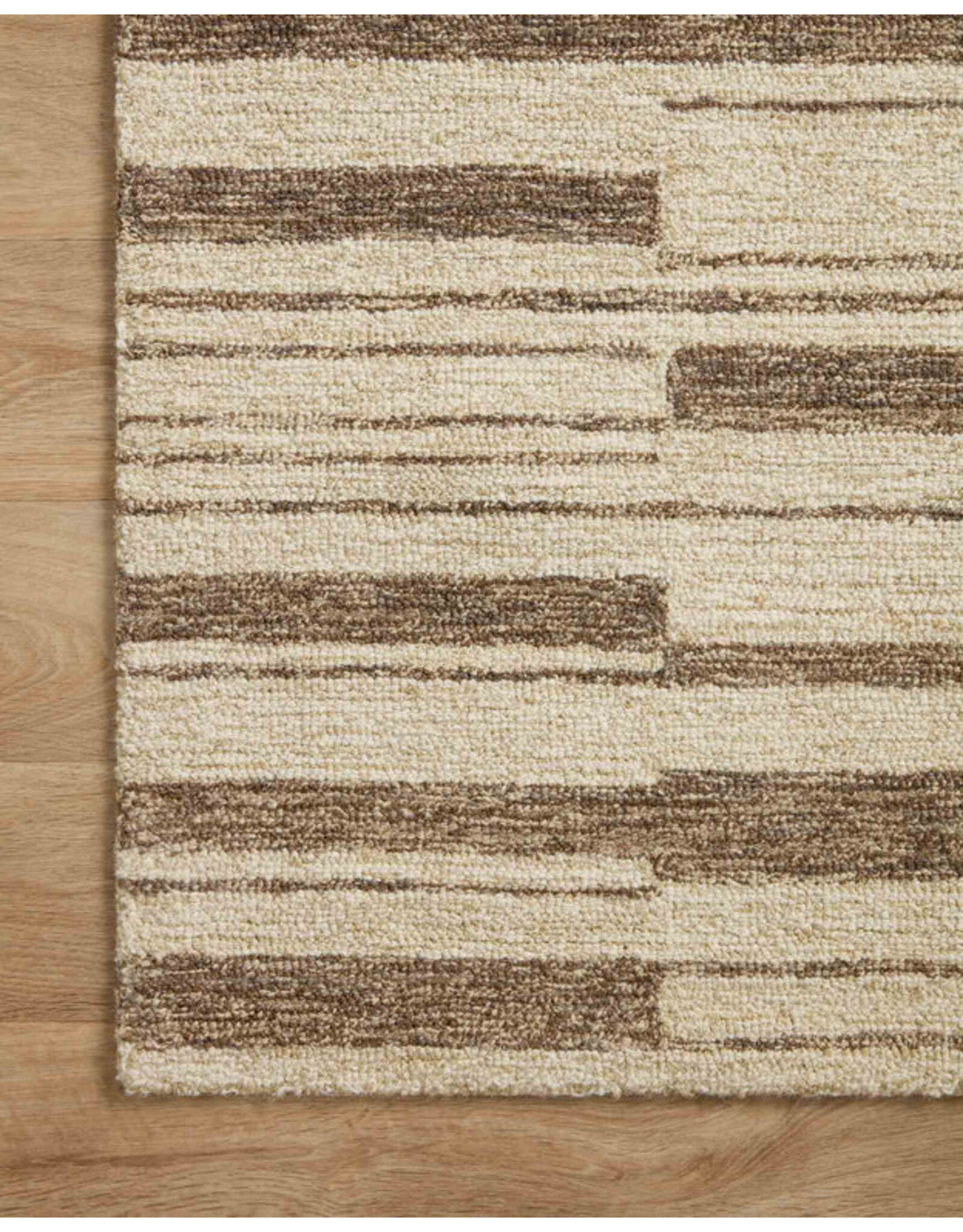 Chris Loves Julia x Loloi Polly Rug POL-04 - Beige/Tobacco