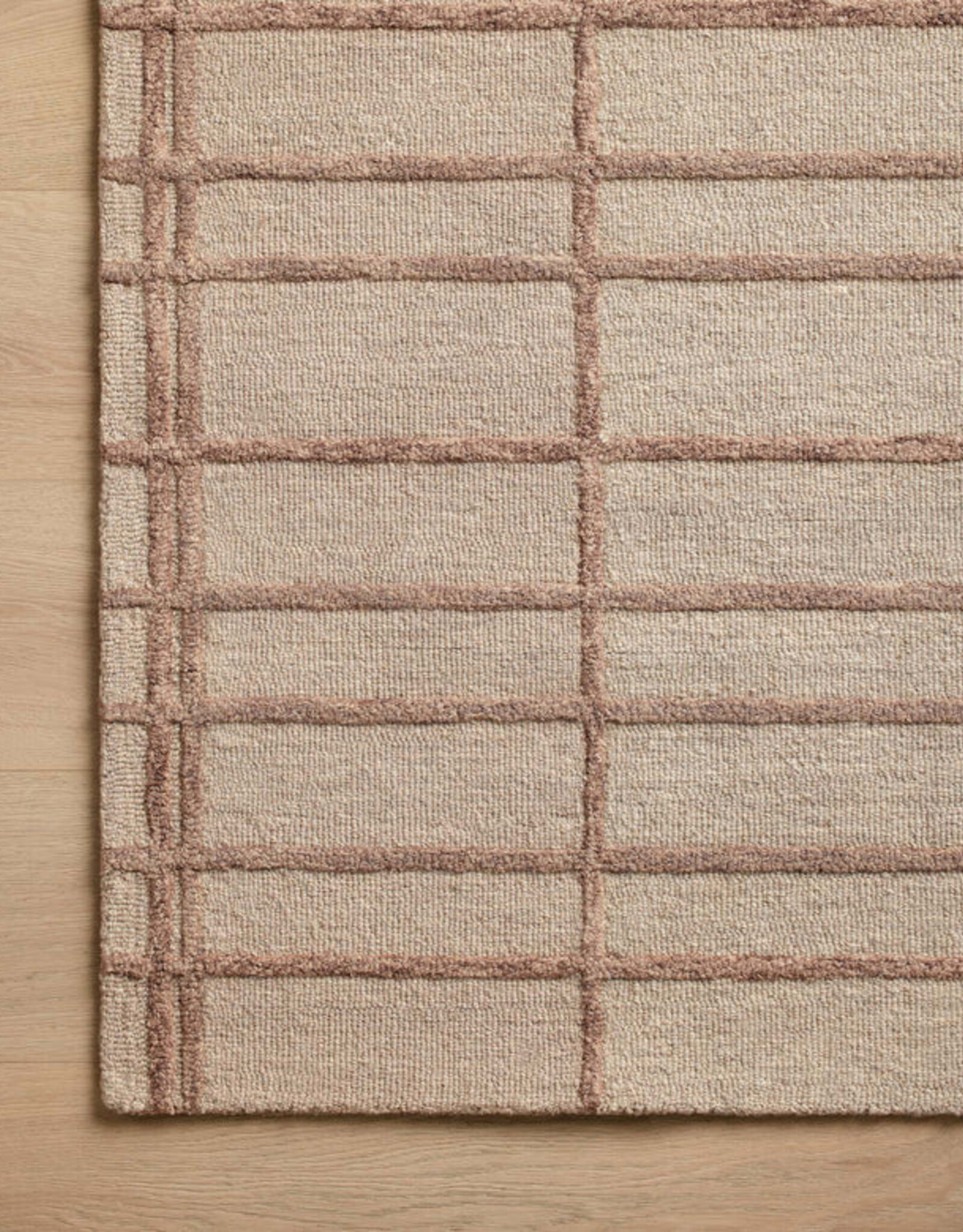 Chris Loves Julia × Loloi Bradley Rug BRL-04 Rose/Blush