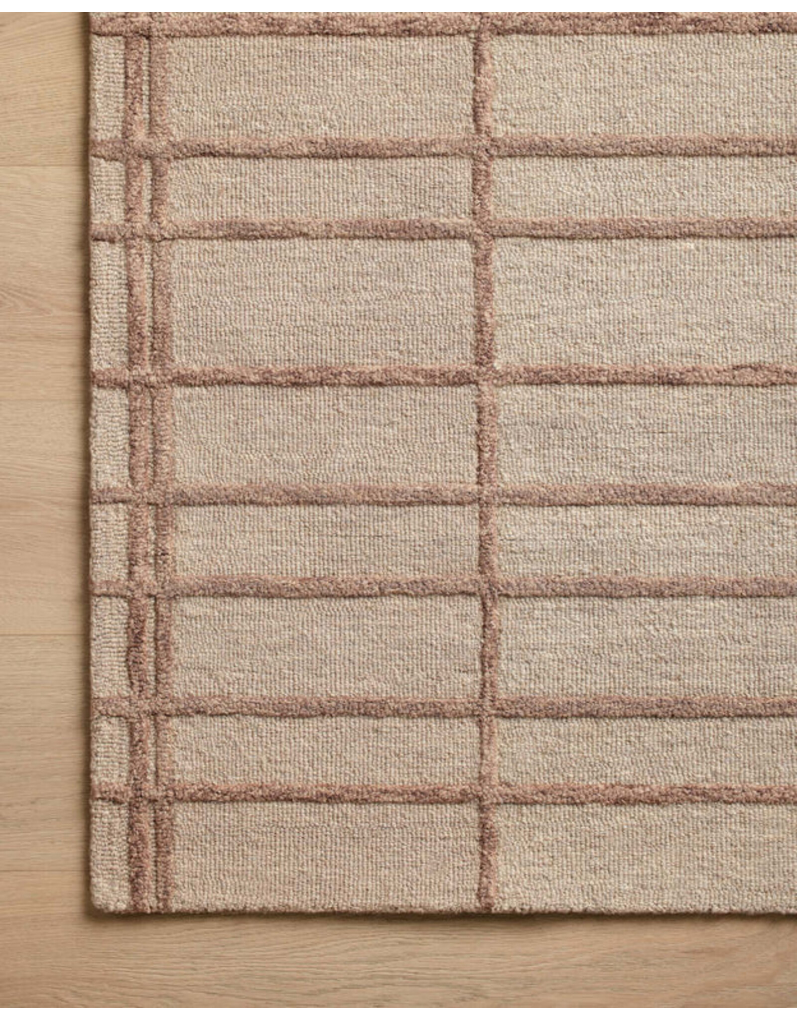 Chris Loves Julia × Loloi Bradley Rug BRL-04 Rose/Blush
