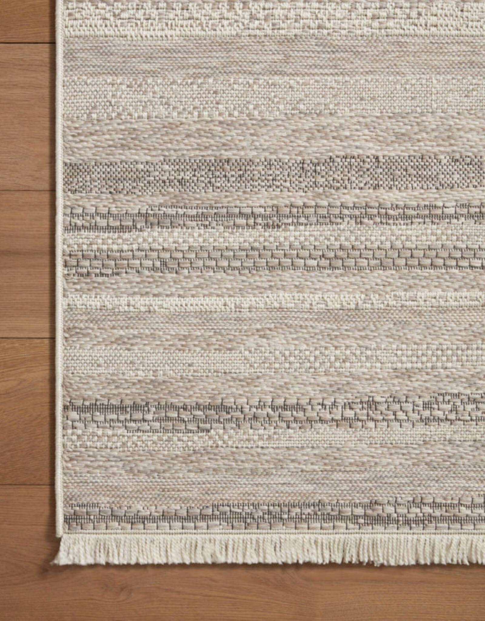 Amber Lewis × Loloi Malibu Rug MAB-02 Ivory / Dove