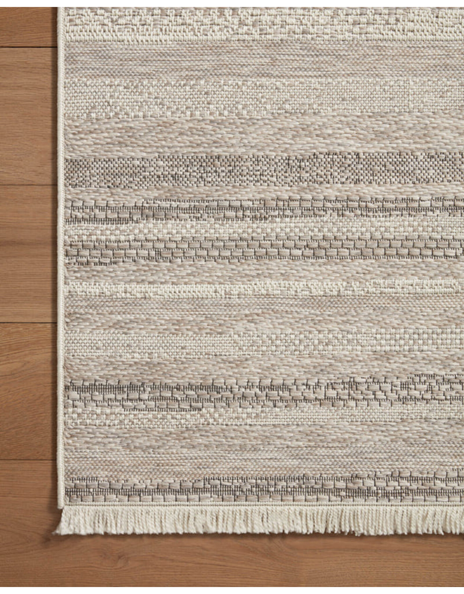 Amber Lewis × Loloi Malibu Rug MAB-02 Ivory / Dove