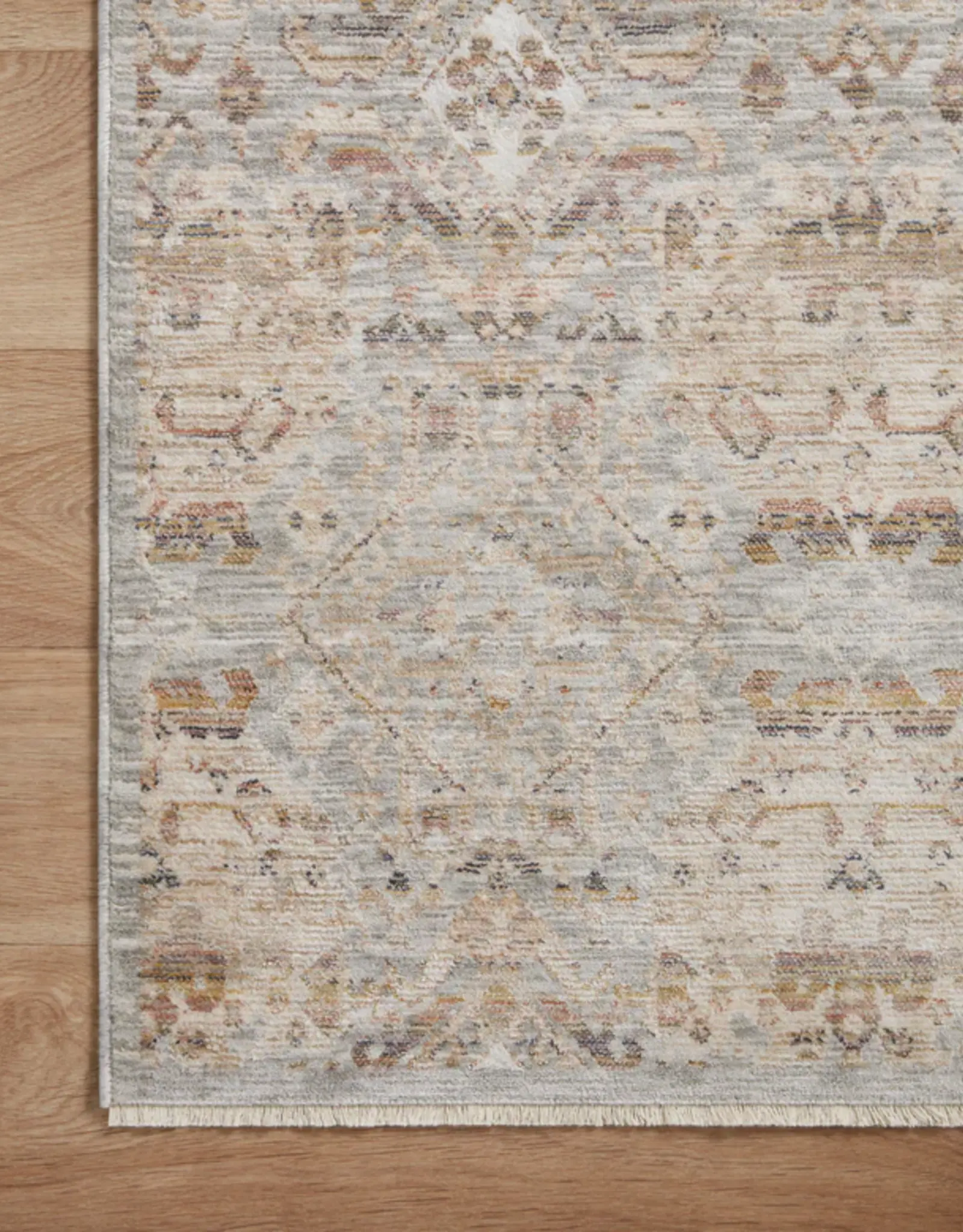 Amber Lewis x Loloi Zuma Rug ZUM-05 Silver/Multi