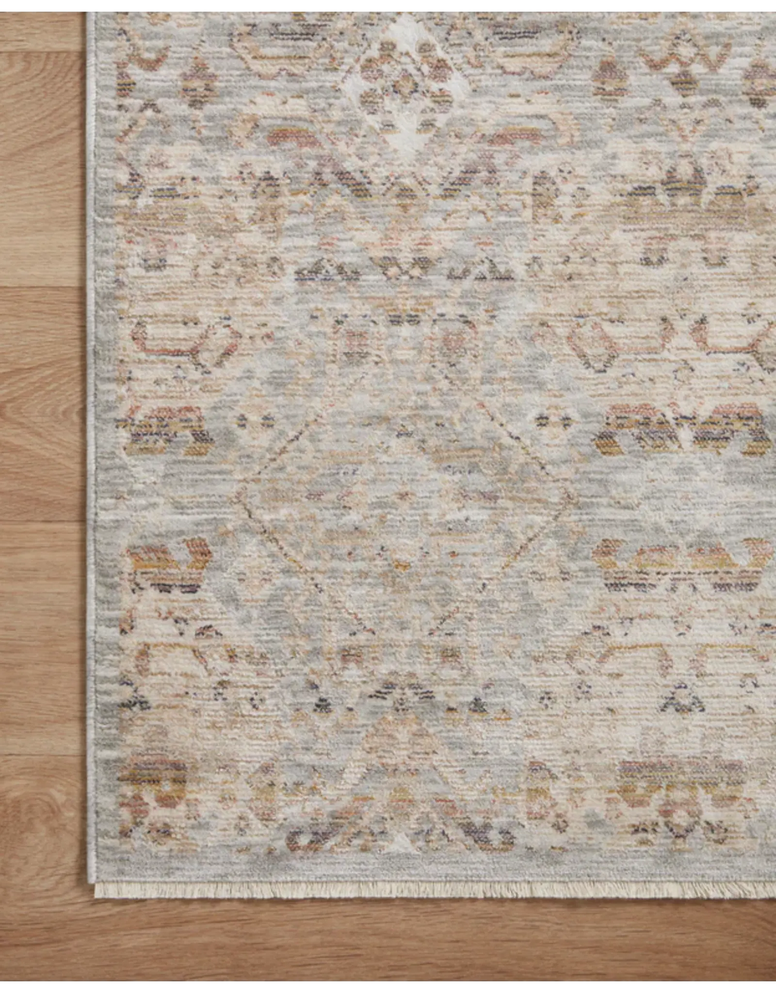 Amber Lewis x Loloi Zuma Rug ZUM-05 Silver/Multi
