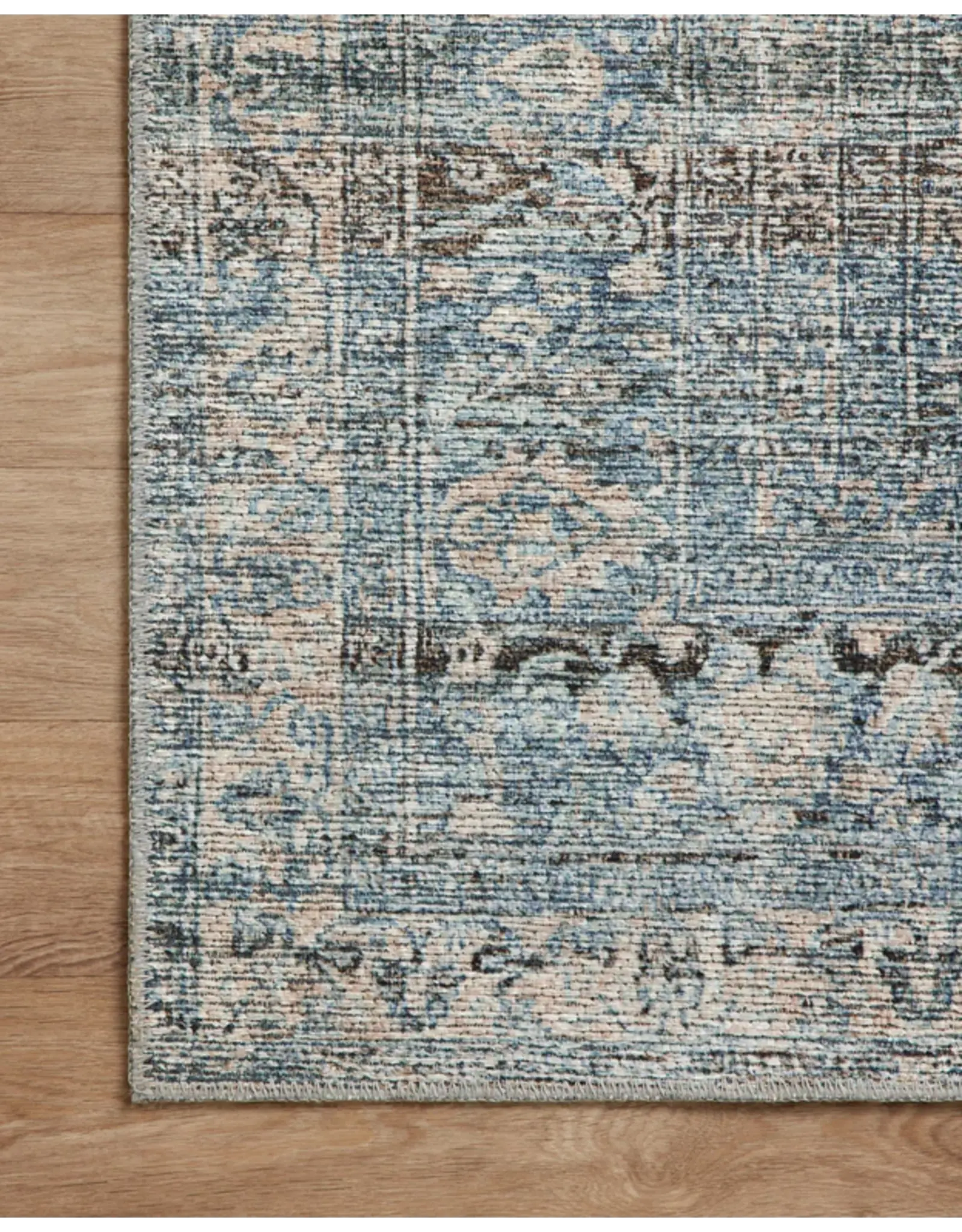 Amber Lewis x Loloi Billie Rug BIL-05 Demin/Blush