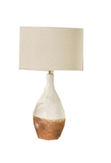 Ceramic Table Lamp with Linen Shade