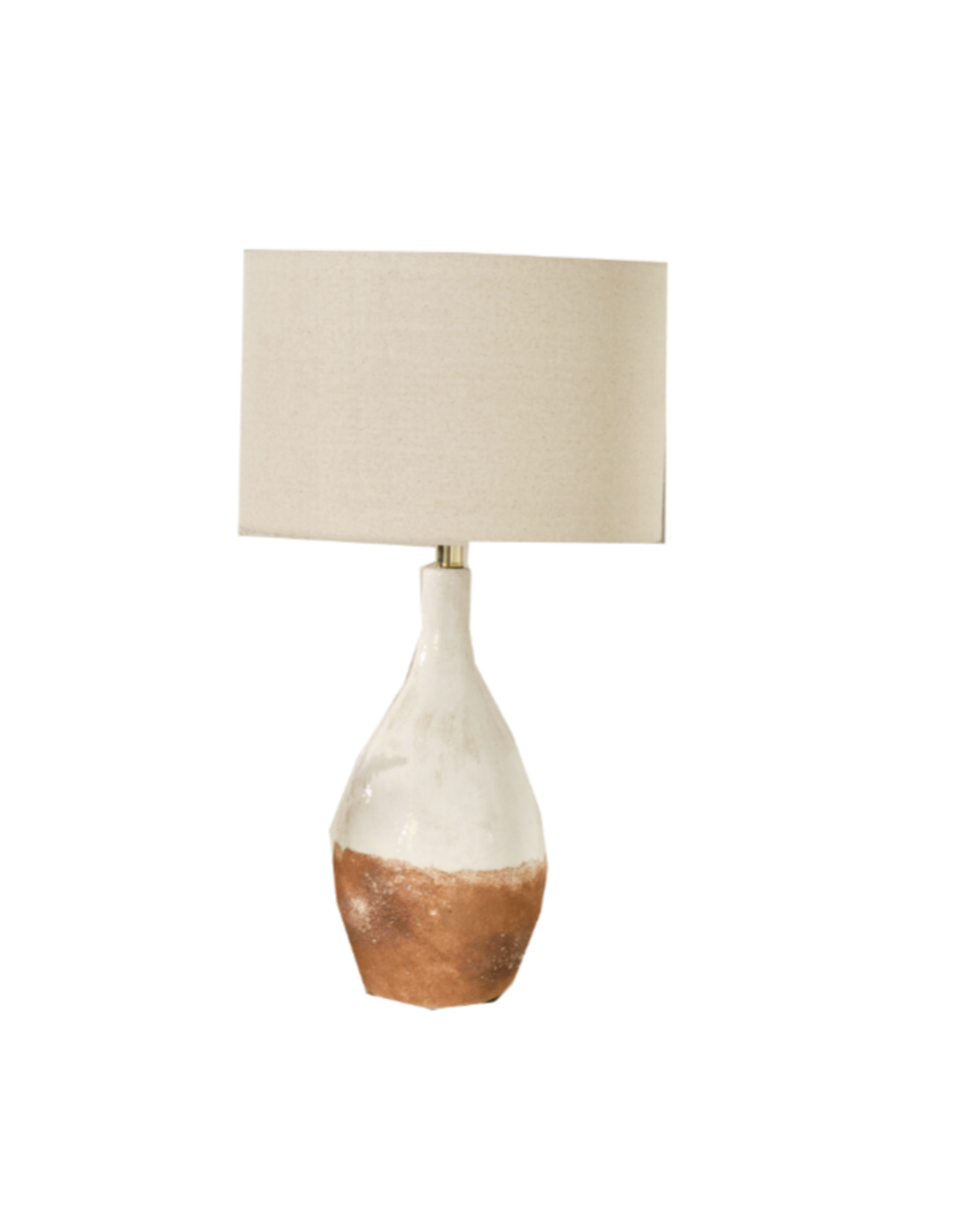 Ceramic Table Lamp with Linen Shade