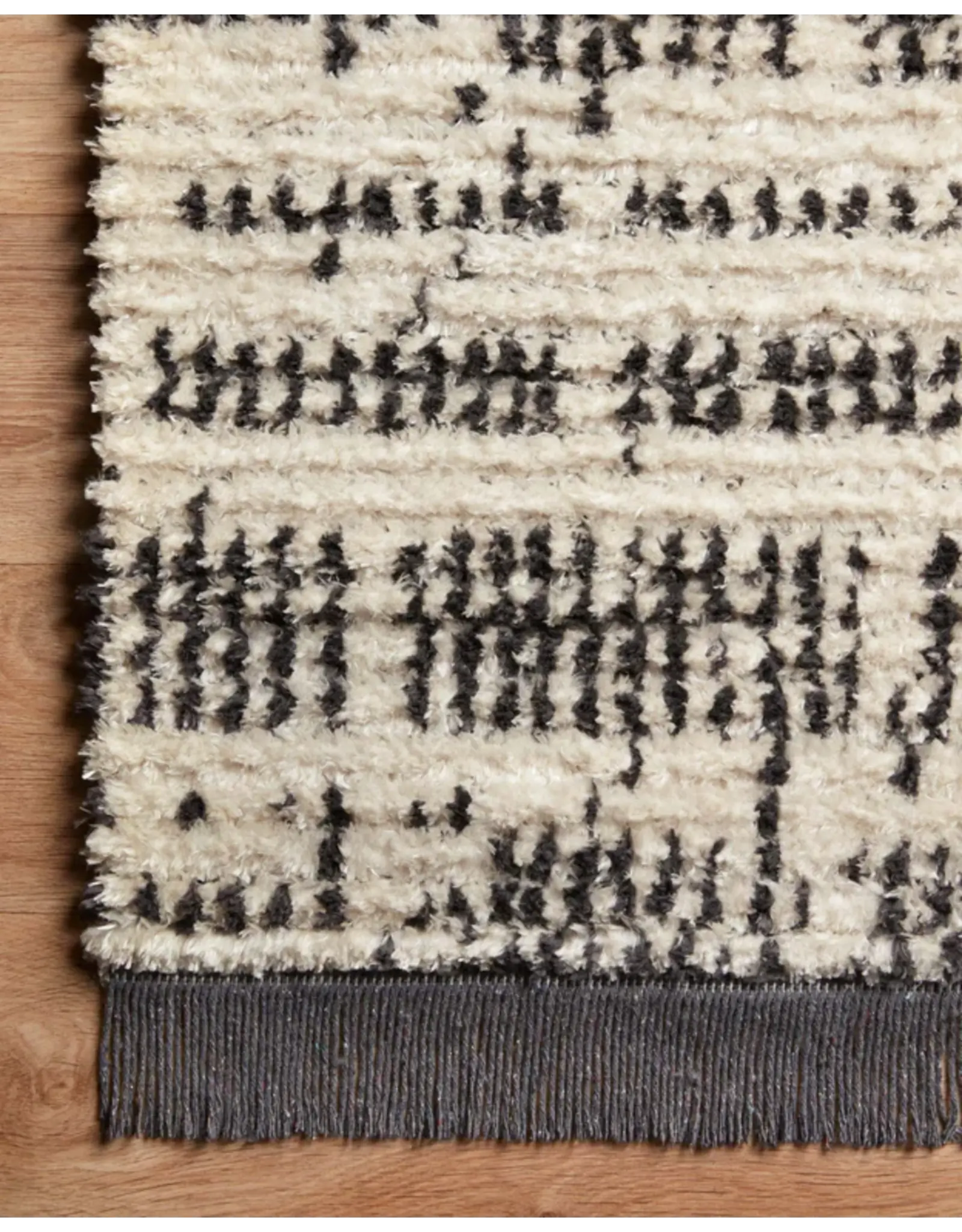 Chris Loves Julia x Loloi Alice Rug ALI-02 Cream/Charcoal