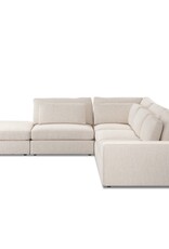 Bloor 4-Piece Sectional W/ Ottoman Essence Natural
